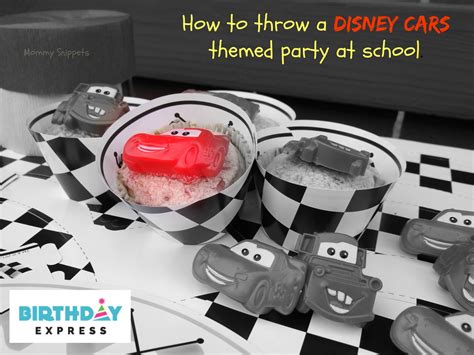 throw  disney cars themed party  school  musts mommy