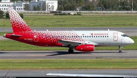 RA 89103 Rossiya Russian Airlines Sukhoi Superjet 100 95B Photo By