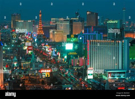 Usa View From The Hotel Mandalay Bay Hotel Las Vegas Boulevard The