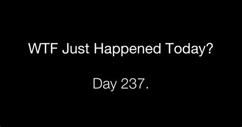 Day Even Lower What The Fuck Just Happened Today