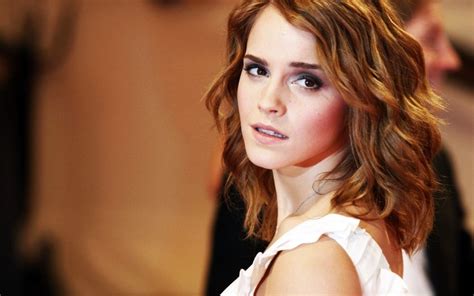 X Emma Watson Women Brunette Bare Shoulders Actress Wallpaper