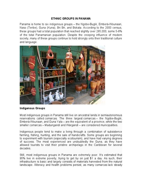 Ethnic Groups in Panama | Download Free PDF | Panama | Indigenous ...