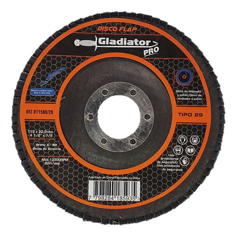 Paq Piezas Disco Laminado Flap Gladiator Pro Grano Maximaq