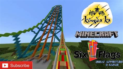 Kingda Ka Minecraft Roller Coaster Youtube