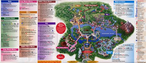 Animal Kingdom Map - Disney Secrets