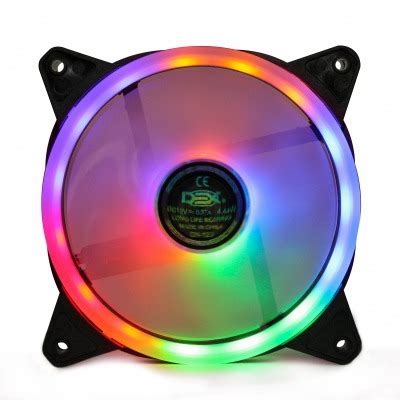 Cooler Fan 120mm Rgb Dupla Face De Led Dx 12j Dex