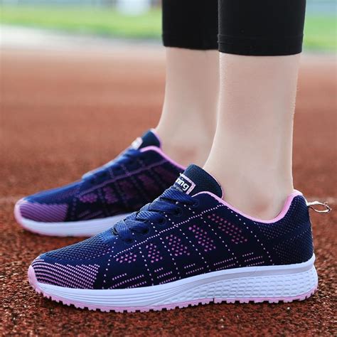 Frauen Leichte Atmungsaktive Sportschuhe Laufenden Komfortabel Mesh