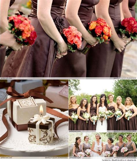 Brown Weddings Brown Wedding Wedding Wedding Colors