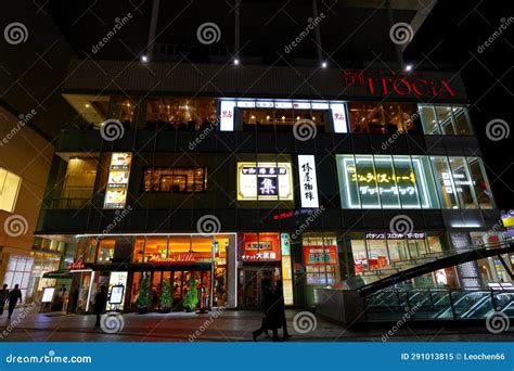 Night View with Neon Signs in Downtown Tokyo, Japan Editorial Image ...