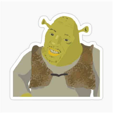 "Shrek meme" Sticker for Sale by EstrellisPastel | Redbubble