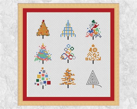 Printable Free Christmas Cross Stitch Patterns For Cards - Free Printable Templates