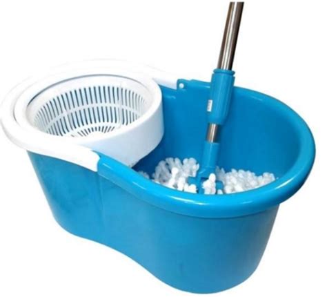 Универсальная швабра с отжимом-центрифугой и ведром Easy Mop "Круглая ...