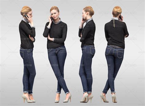 人物 女人模型-女人模型库-3ds Max(.max)模型下载-cg模型网