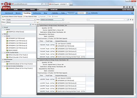 Features For Construction Dispatchers B2w Dispatch