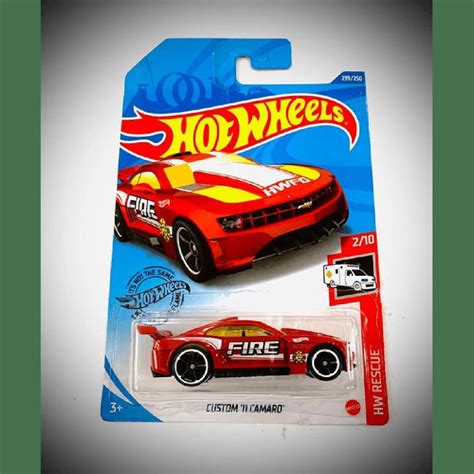 Original Hot Wheels HW Rescue Custom Camaro Red Scale Daraz Pk
