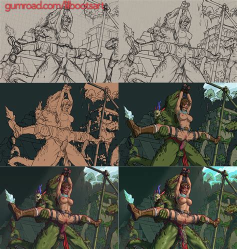 Lara Croft And The Lizard Temple Commission By LilBoots Hentai Foundry