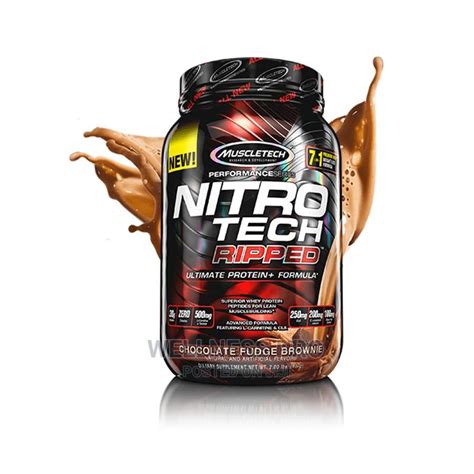 Muscle Tech Nitro Tech Ripped 2 LBS In Central Division Vitamins