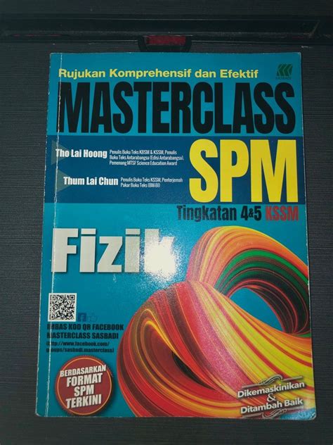 Masterclass Spm Fizik Buku Rujukan Tingkatan Hobbies Toys Books