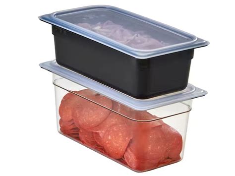 Cubetas GastroNorm transparentes de Cambro Catálogo Transporte y