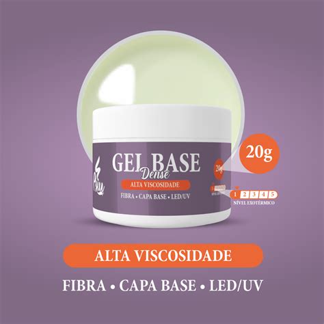 Gel Base Dense Psiu 20g Psiu Cosméticos