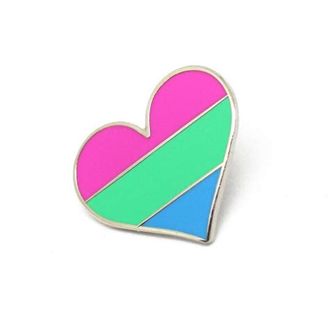 Polysexual Pride Pin Gay Lapel Pin Polysexual Flag Pin Etsy