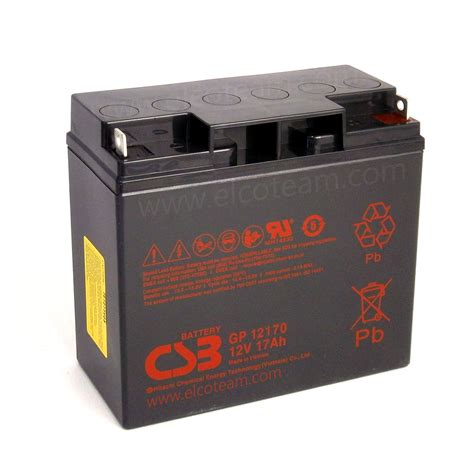 CSB GP12170 Batteria Ermetica Al Piombo 12V 17Ah