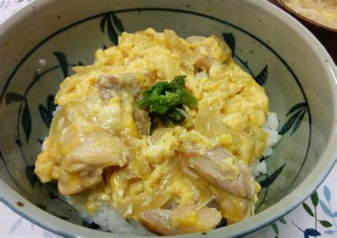 Resep Japanese Oyakodon Rice Bowl Chicken And Egg Oleh Akari Papa