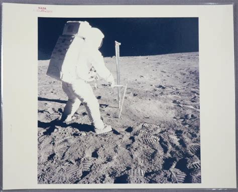 At Auction Apollo Red Numbered Lunar Surface Experiments Photograph