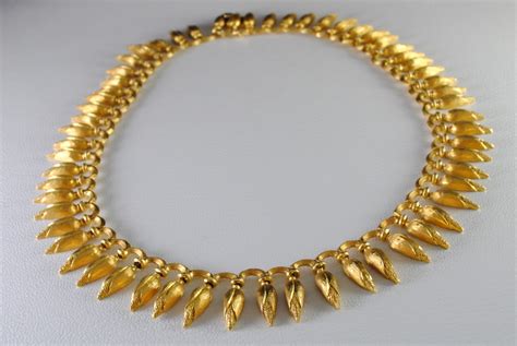 ilias LALAoUNIS Solid 18K Yellow Gold Choker Necklace (SOLD) • Eternal Elegance