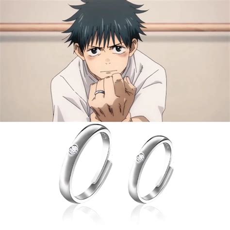 Anime Jujutsu Kaisen Okkotsu Yuta Cosplay Ring Prop Jewelry Adjustable