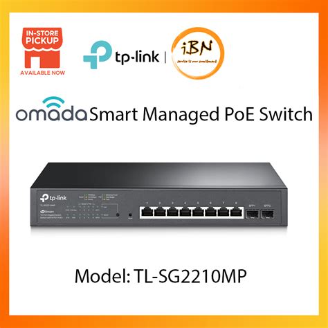 Tp Link Tl Sg Mp Jetstream Port Gigabit Smart Switch With Port