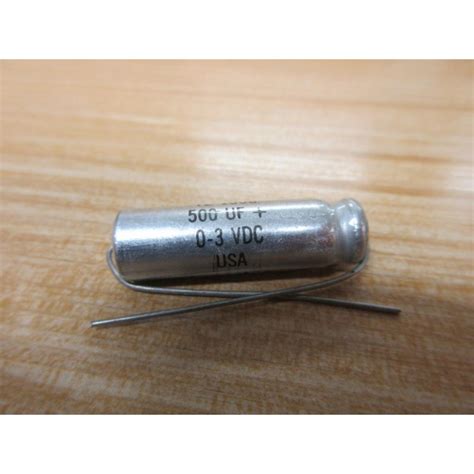 Sprague Te Capacitor Te Uf Vdc Pack Of New No Box