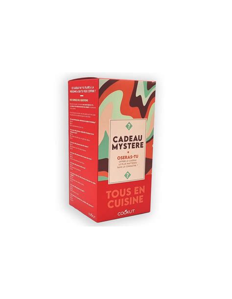 Coffret cadeau cuisine mystère Cookut Tous en cuisine