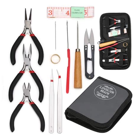 Jewelry Tool Set Jewellery Plier Beading Tool Kit Bead Jewelry Making ...