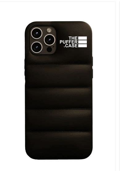 An Iphone Case With The Words The Puffer Case On It S Back Cover