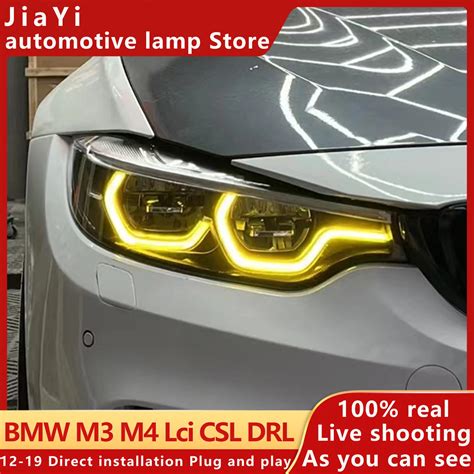 Suitable For M3 M4 CSL 4 Series DRL Yellow Gold Color LED Board F80 F82