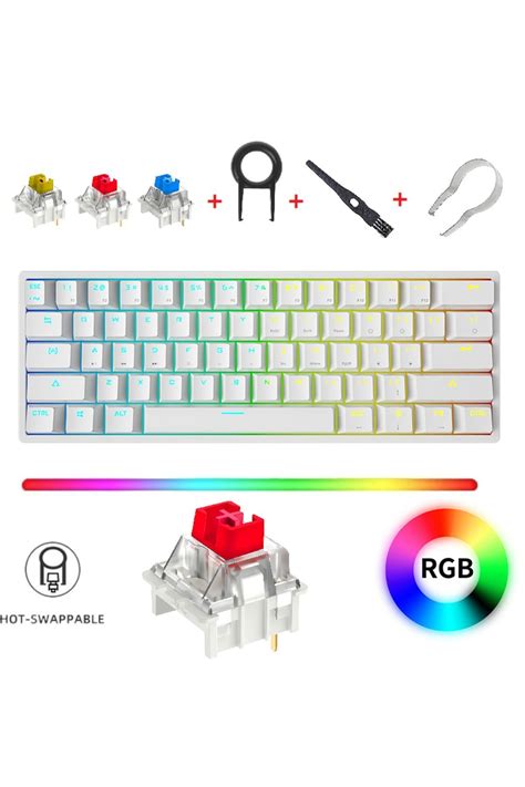 Leaven K 620 Ayrılabilir Type C Kablolu Red Switch Hot Swap Mekanik Klavye Fiyatı Yorumları