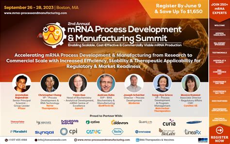 2023 Event Guide MRNA Process Development Manufacturing Summit