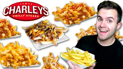 I Tried Charleys Philly Steaks Gourmet Fries Full Menu Review Youtube