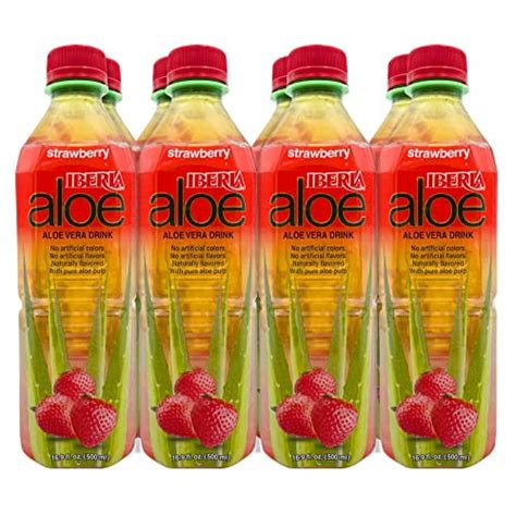 Iberia Aloe Vera Juice Drink Strawberry Fl Oz Pack Of