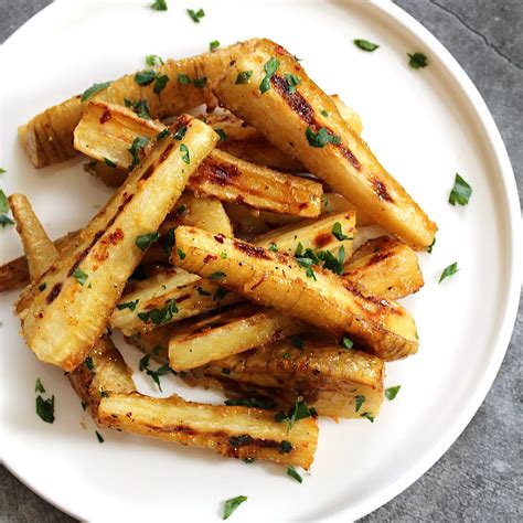 Miso Maple Glazed Parsnips - The Vegan Harvest