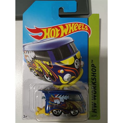 Miniatura Hot Wheels Volkswagen Kool Kombi HW Workshop Shopee Brasil