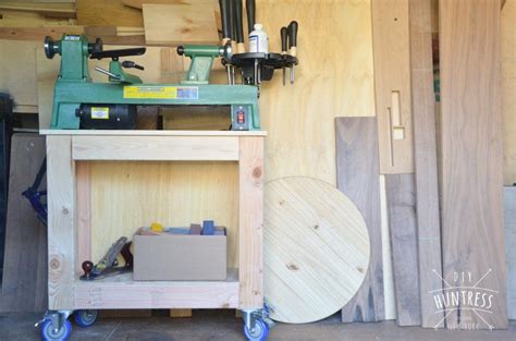 Diy Mobile Lathe Stand Diy Huntress