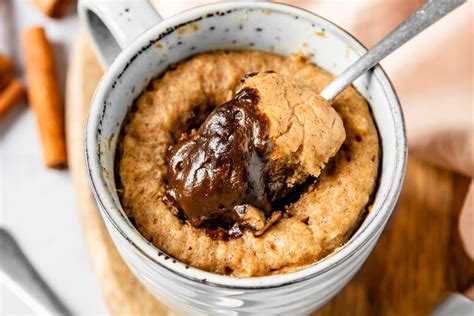 Recette de Mug cake au coeur fondant pâte à tartiner