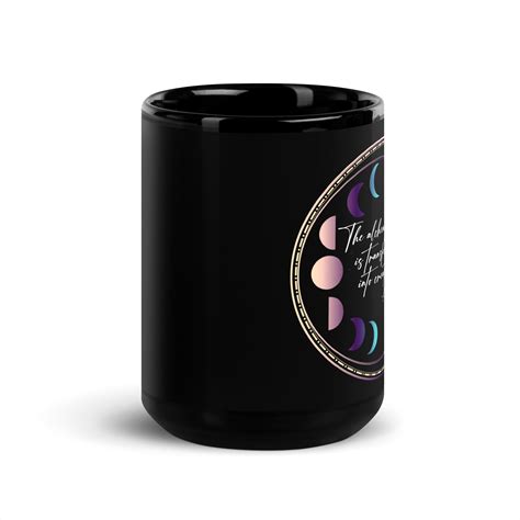 Kallum Lock Quote Black Glossy Mug — Trisha Wolfe