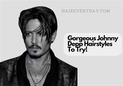 cool johnny depp hairstyles