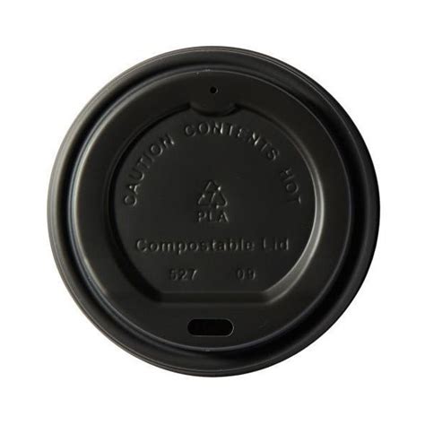 Buy Mm CPLA Hot Cup Lid To Fit Oz Cup Black From