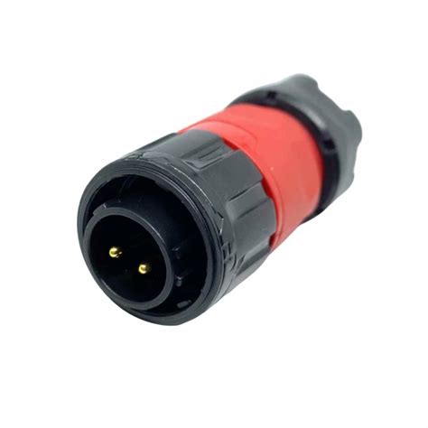 Ip Waterproof Pole Plug Panel Mount Connector