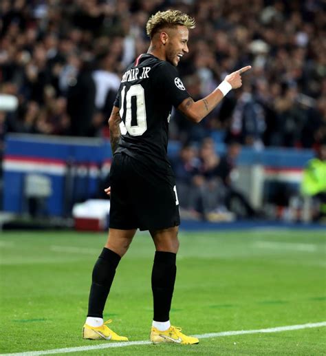 Paris France October 03 Neymar Jr Of Paris Saint Germain Celebrates