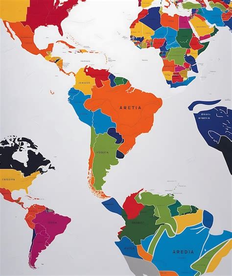 Una Am Rica Latina Y Los Estados Unidos De Am Rica Imagen Premium Generada Con Ia